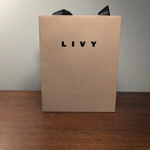 LIVY Beige Gift Bag